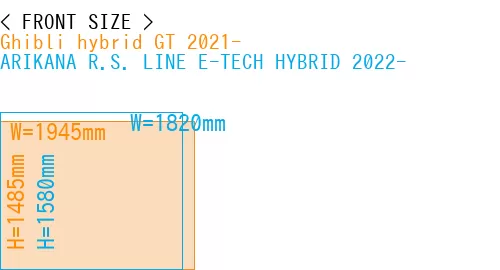 #Ghibli hybrid GT 2021- + ARIKANA R.S. LINE E-TECH HYBRID 2022-
